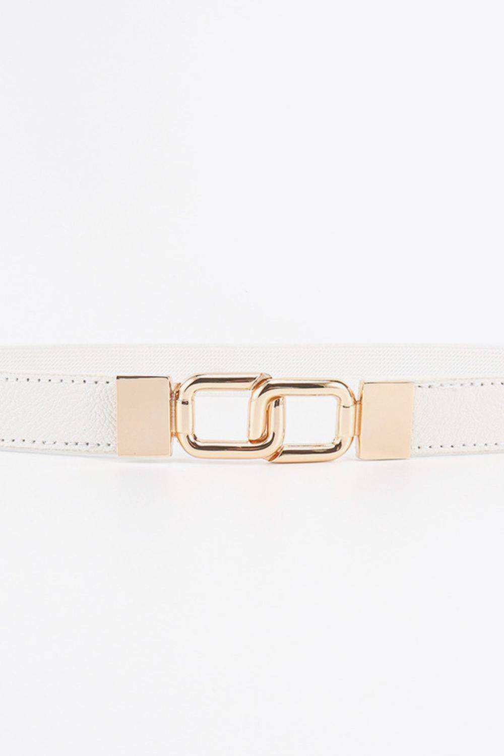 Geometric Double Buckle Elastic Belt