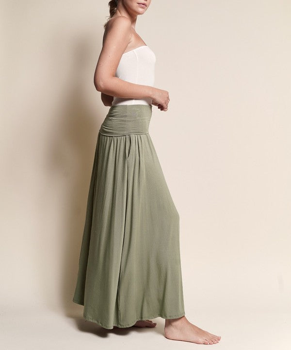 BAMBOO YOGA MAXI SKIRT