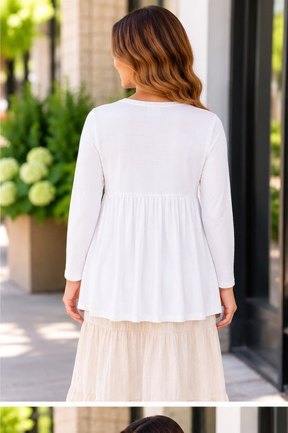 Azules Everyday Grace Gathered Long Sleeve Tunic product image 11