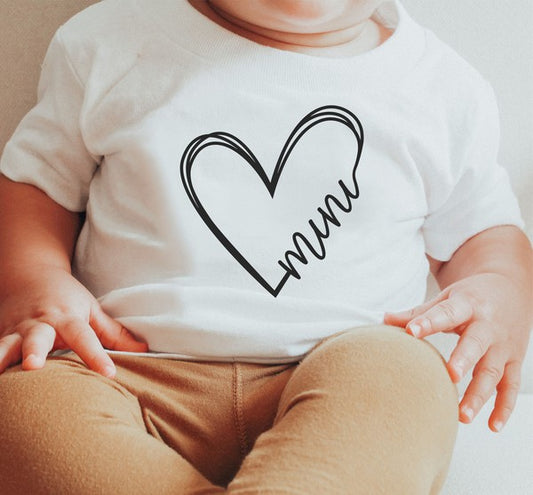 TODDLER Heart Mini Graphic Tee