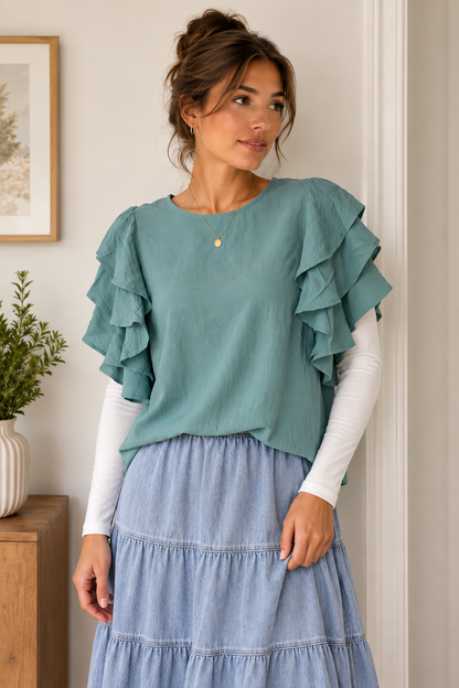 Flutter & Flow Ruffle Top product image 1