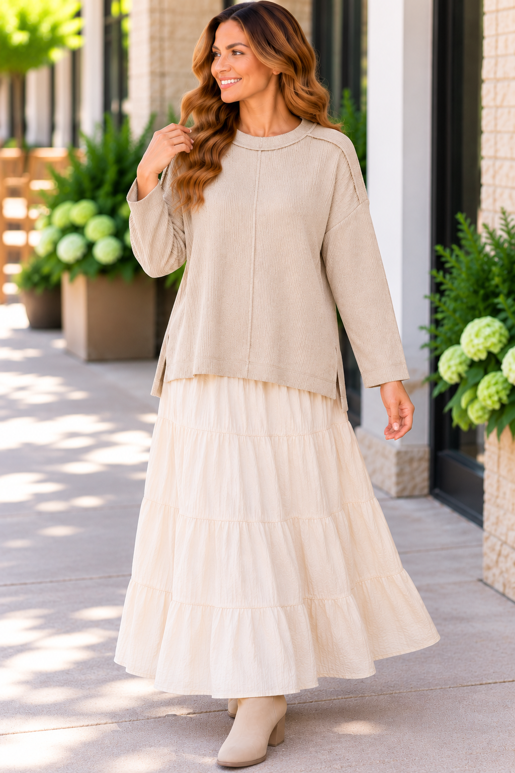 Zenana Easy Days Exposed-Seam Ribbed Top product image 15