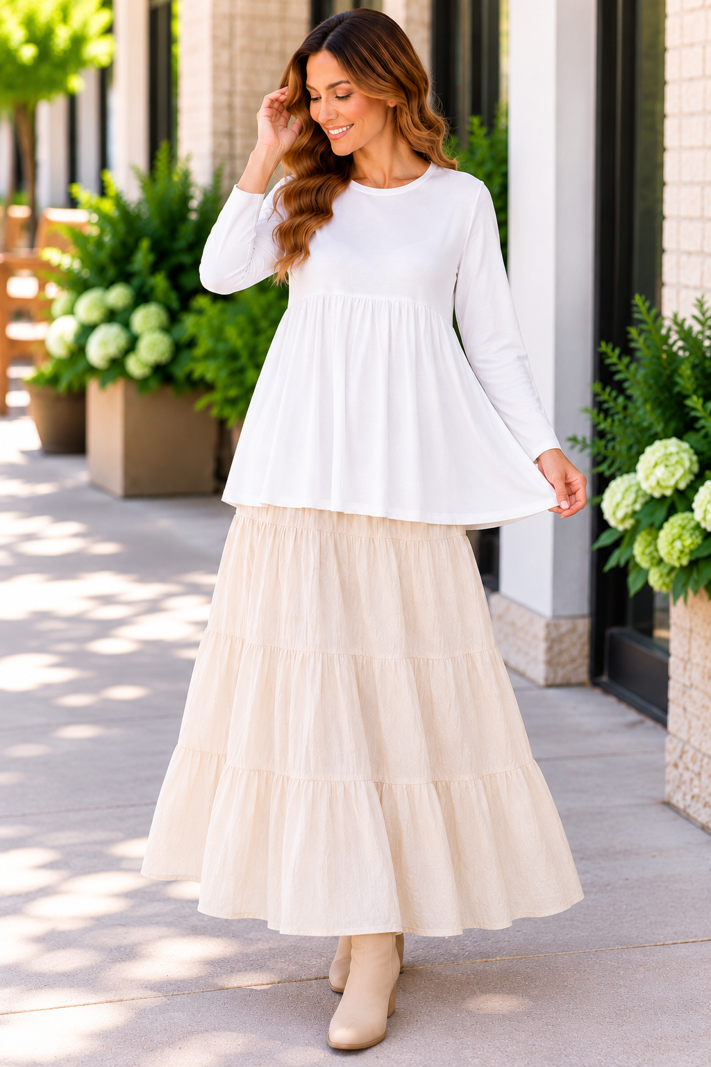 Azules Everyday Grace Gathered Long Sleeve Tunic product image 12