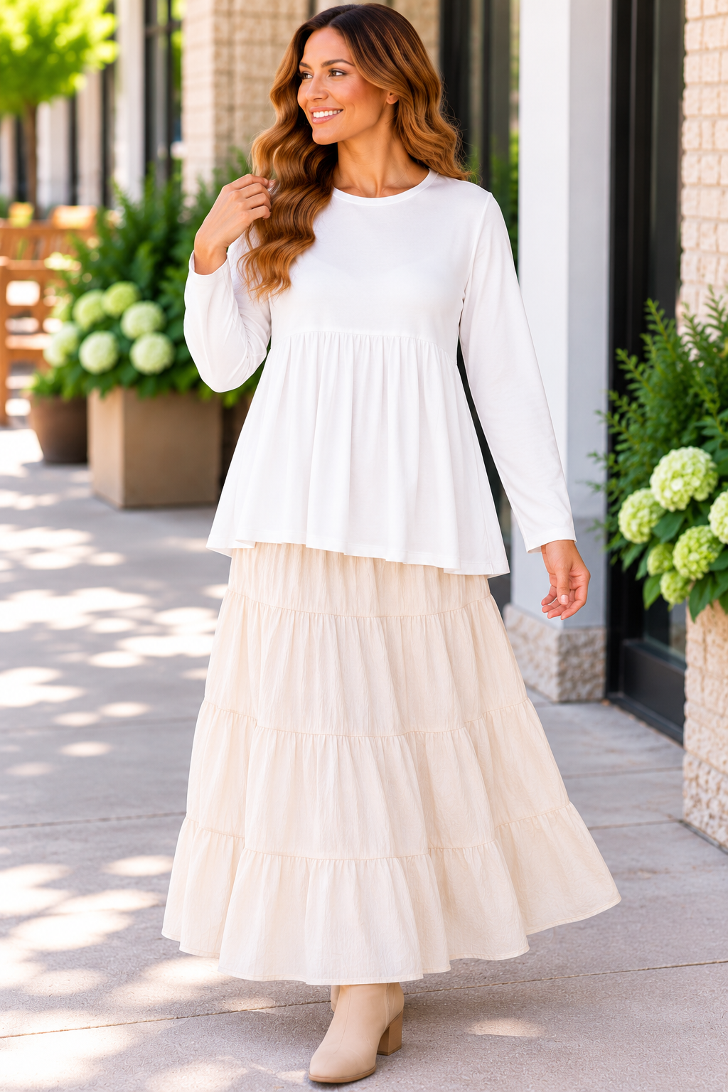 Azules Everyday Grace Gathered Long Sleeve Tunic product image 14