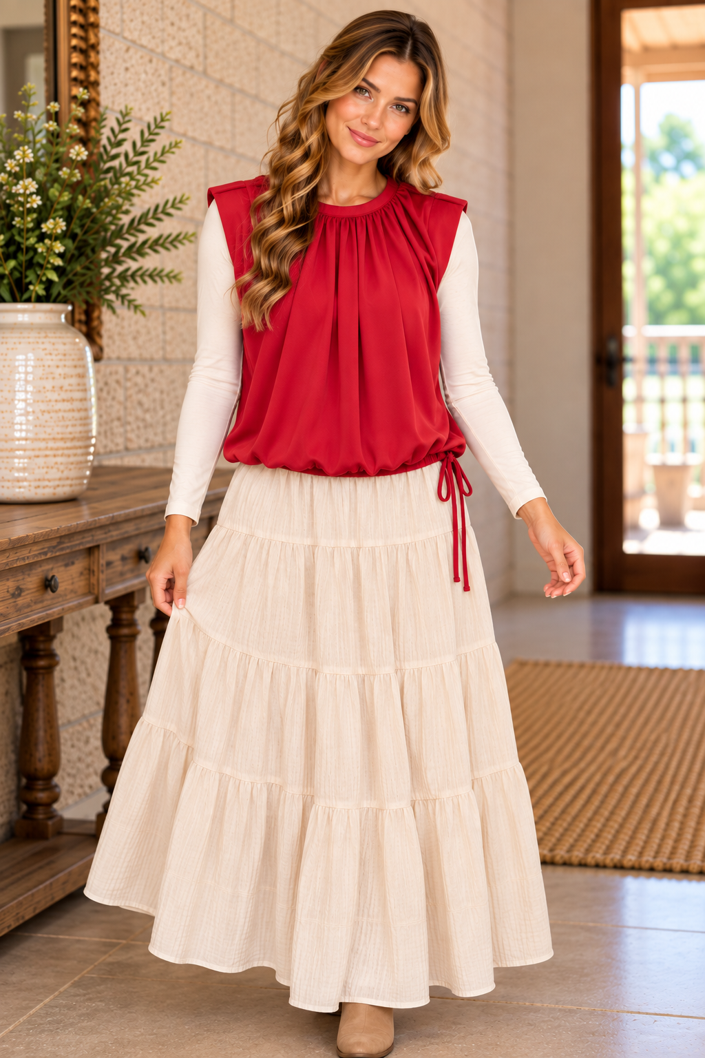 Shape Your Style Adjustable Tie-Hem Top product image 3