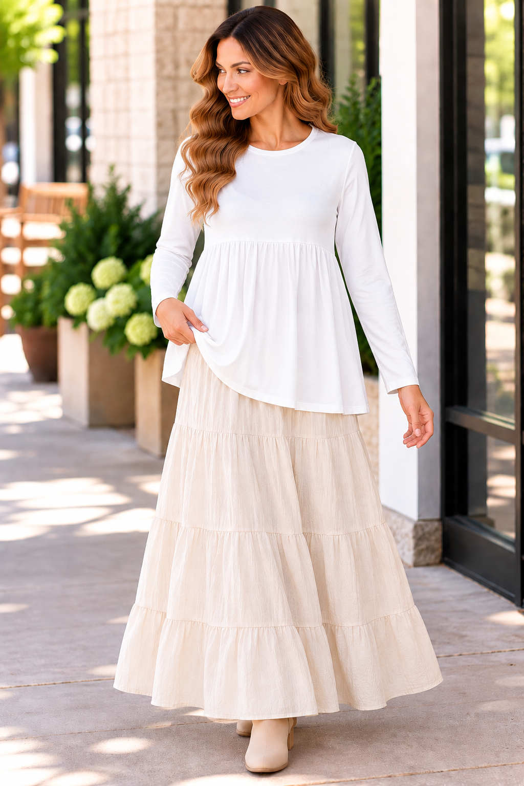 Azules Everyday Grace Gathered Long Sleeve Tunic product image 10