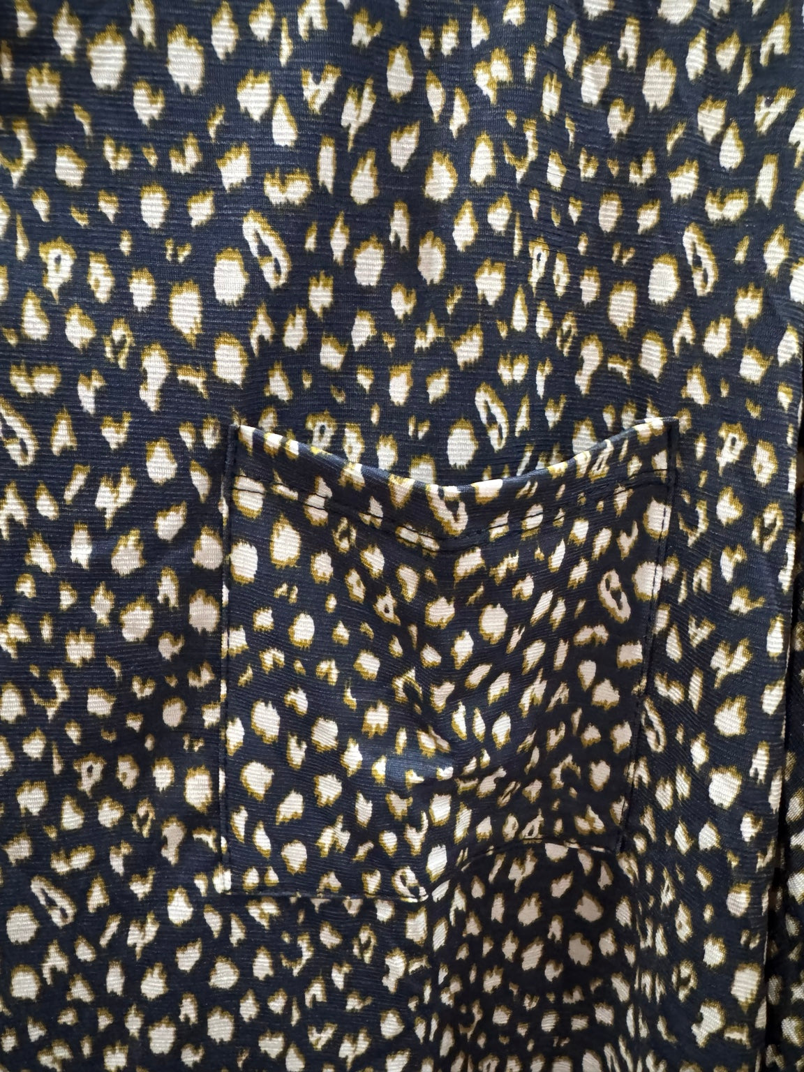 Golden Hour Abstract Print Oversized Pocket Top product image 3
