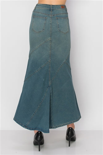 Be-Girl 89075 Vintage Wash long skirt