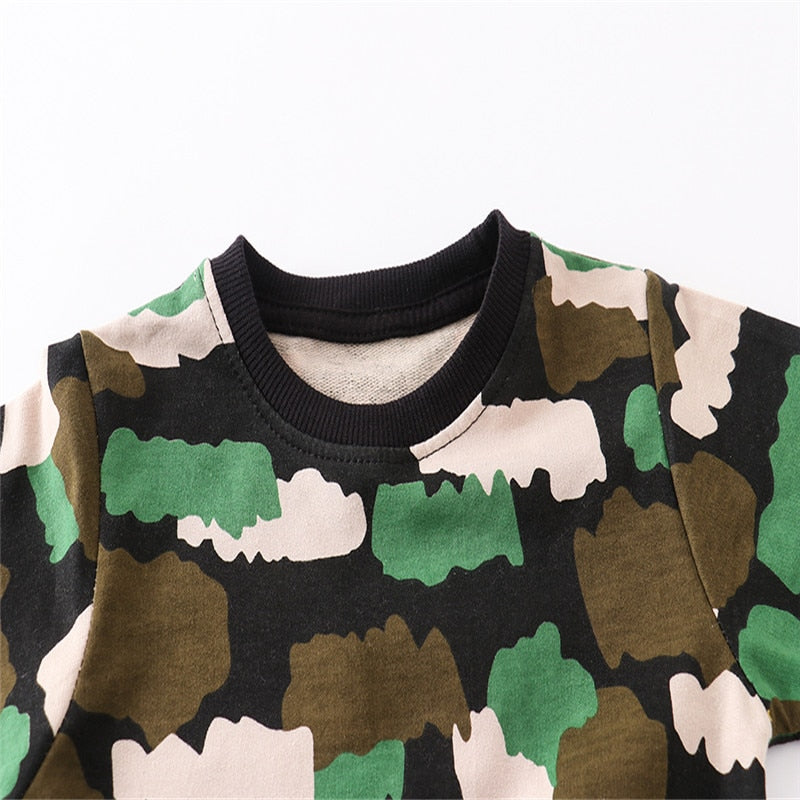 Toddler girls' rainbow panda and pineapple sweatshirts in autumn styles, from August + Willow, for ages 2-7 years.