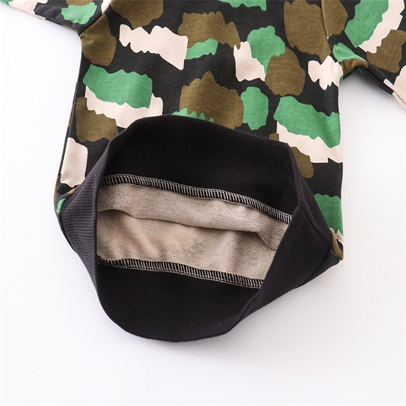 Toddler girls' autumn sweatshirt from August + Willow featuring rainbow, panda, car, and pineapple prints in vibrant colors.