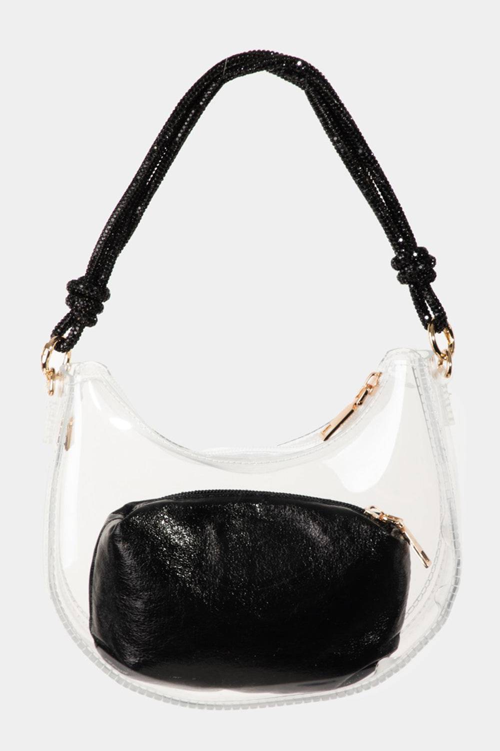 Fame Clear See Through Baguette Bag