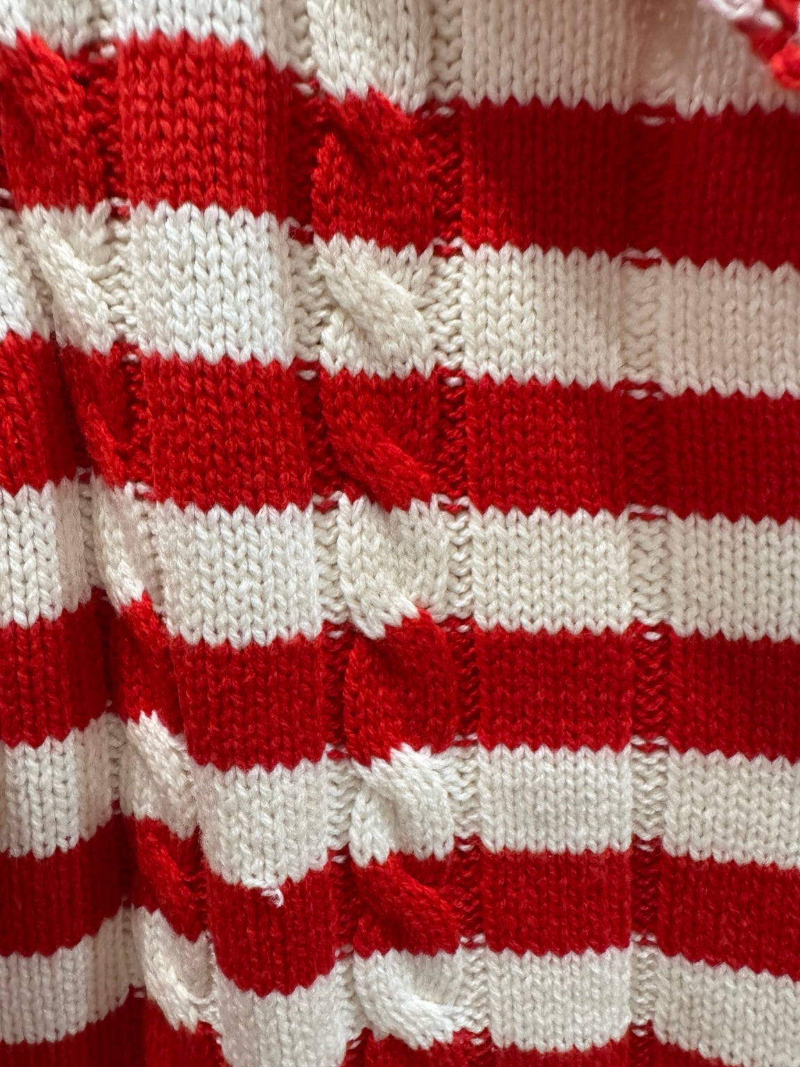 HEYSON cardigan cable knit texture detail