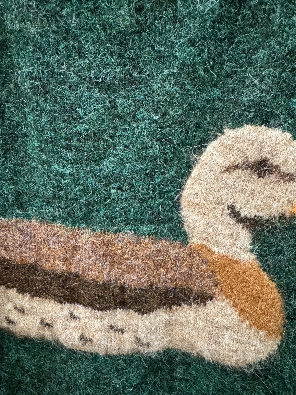 Mallard Susie female mallard knit detail