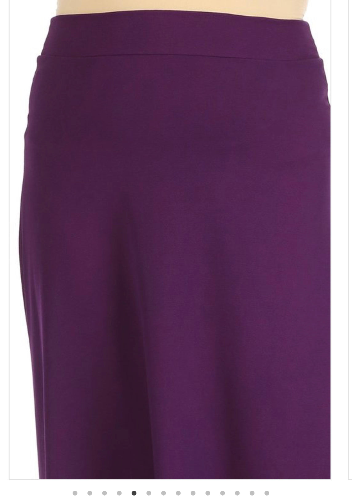MOA Collection dressy A-line Liverpool maxi skirt in hunter green, stylish and flowy, perfect for elegant occasions.