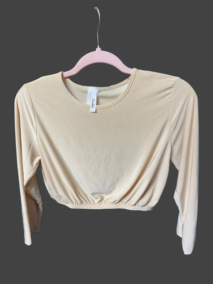 ModestAndDevoted 3/4 sleeve cropped layering top in assorted colors, casual women’s fashion top with comfortable fit.