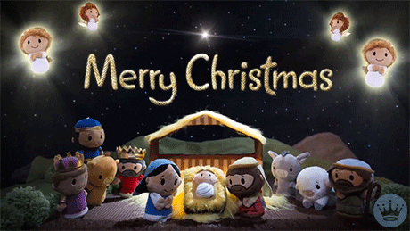 ModestAndDevoted Christmas gift card with festive garland and "Merry Christmas" message, designed for holiday gifting.