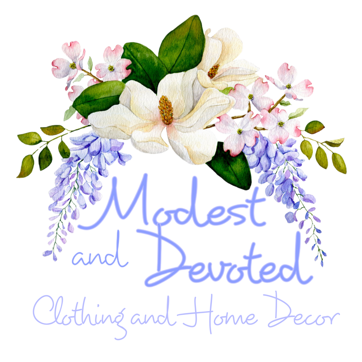 ModestAndDevoted gift card titled "Just Because You’re Special" with a colorful, heartfelt design and elegant text.