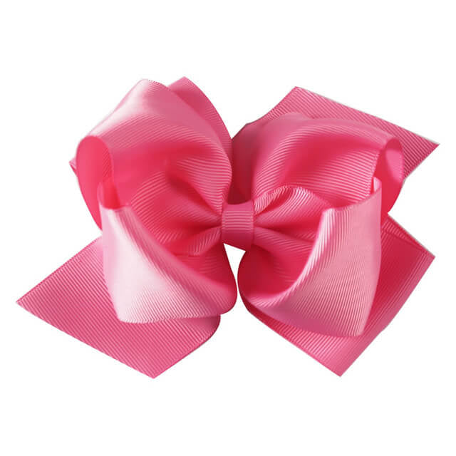 Jumbo double hairbow from ModestAndDevoted, 6-inch boutique hair accessory with layered fabric bows for girls' hairstyles.