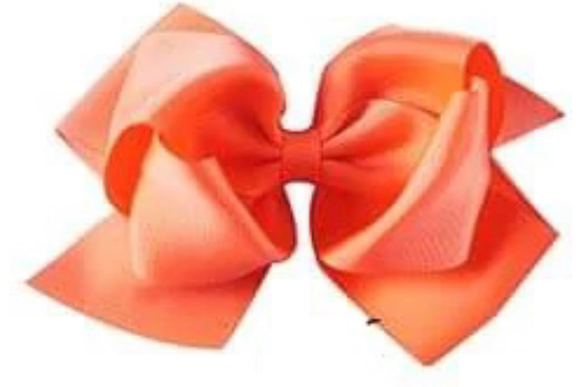 Jumbo 6-inch Boutique Double Hairbow by ModestAndDevoted with layered fabric loops and a central knot, perfect for styling.