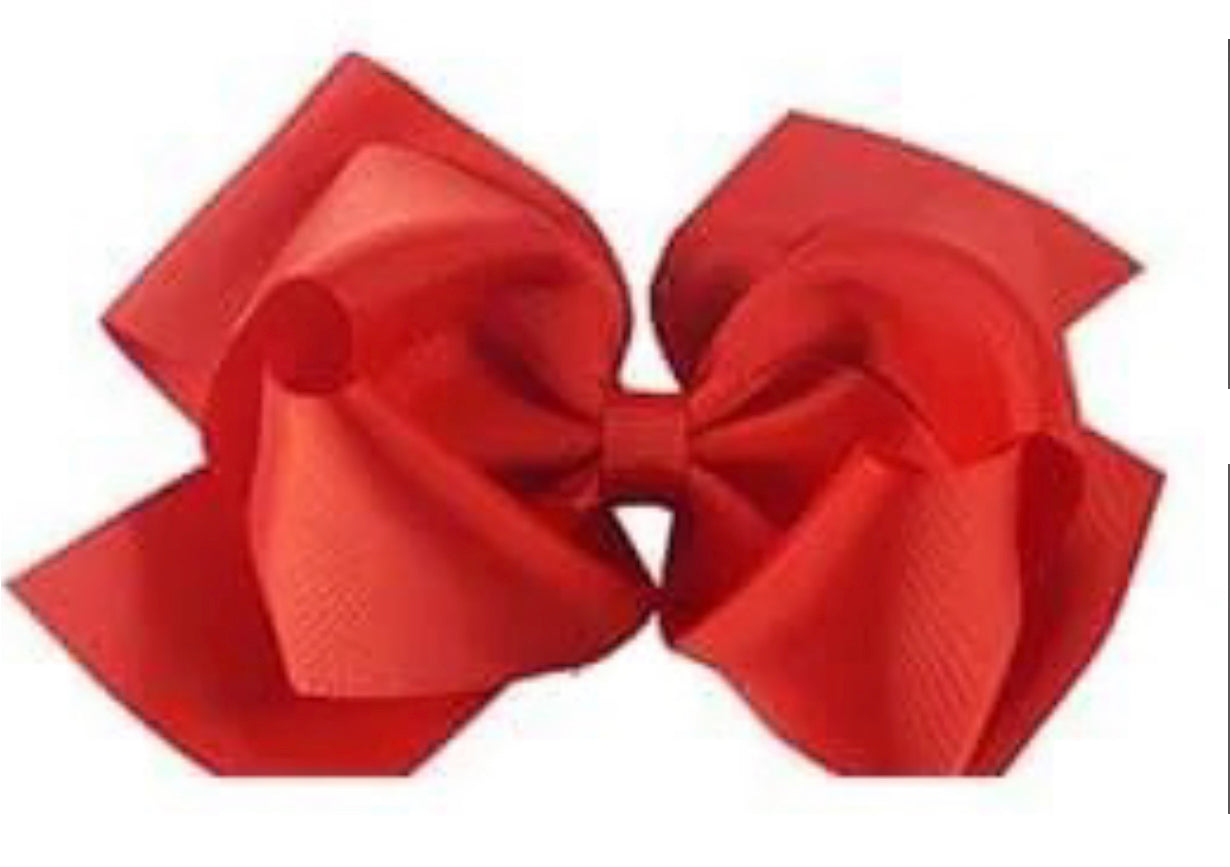 Large 6-inch boutique double hairbow from ModestAndDevoted featuring soft fabric and stylish design for hair accessories.