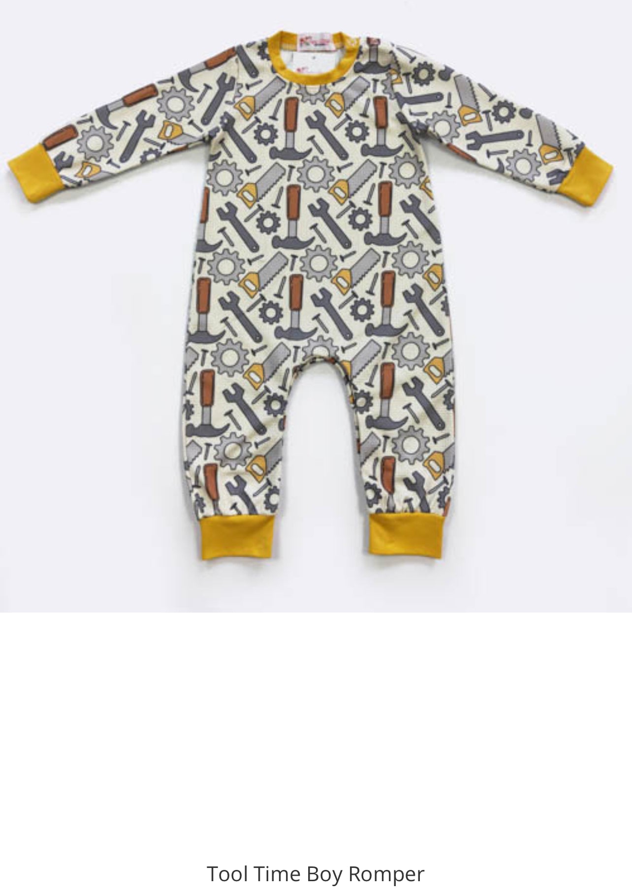 Blue Noah's Ark infant boy romper by ModestAndDevoted, featuring colorful, themed design for 0-6 months.