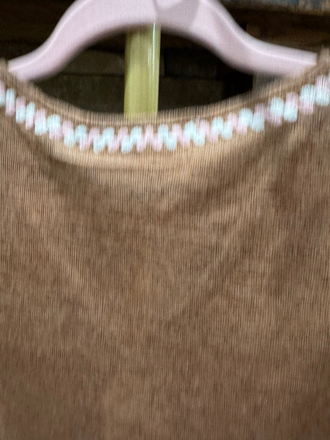 Savanna Jane back neckline embroidery detail