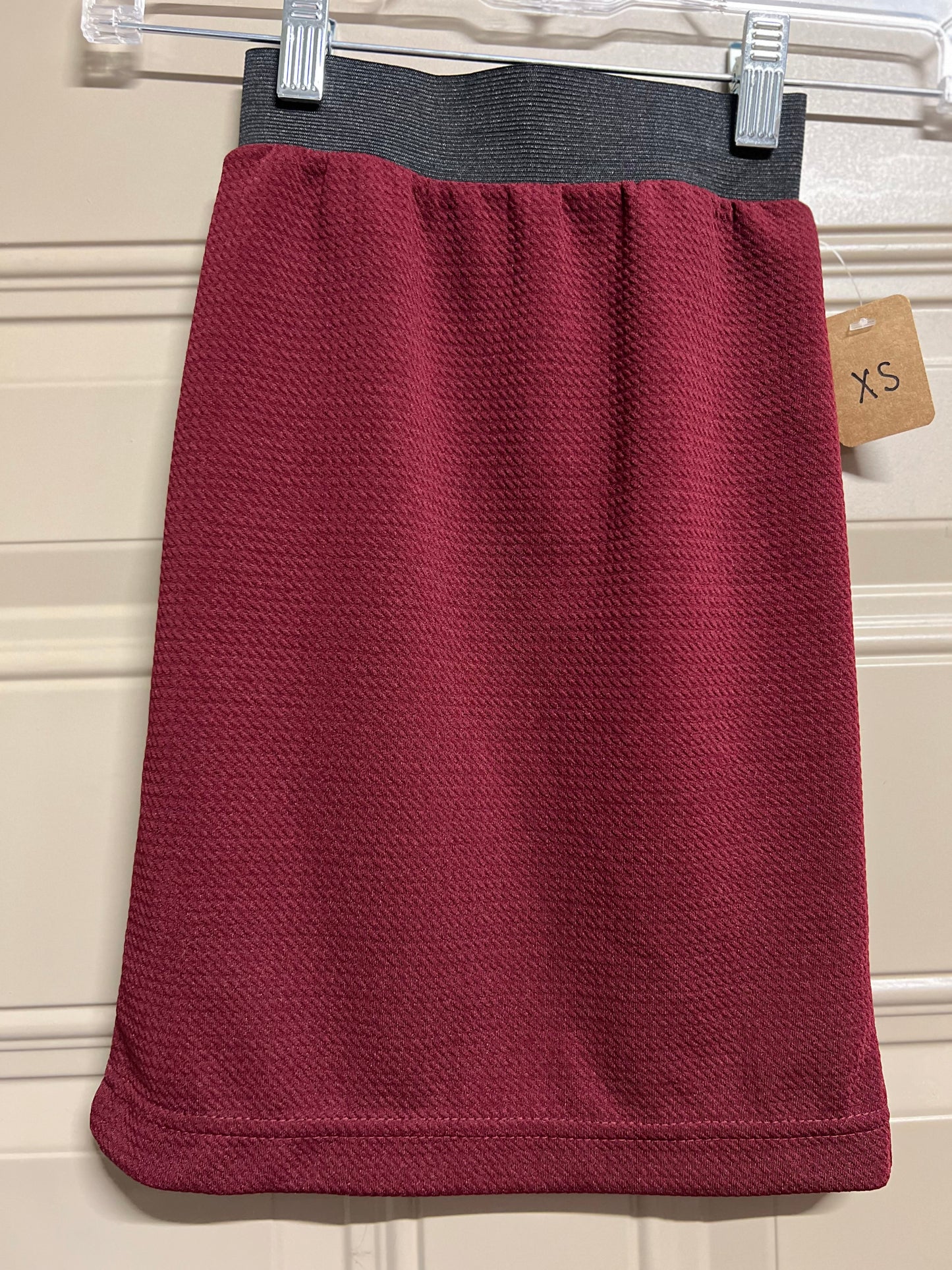 Girls long dressy straight skirt by Silver Spoons Designs in mocha, XSmall size, featuring a stylish and comfortable design.