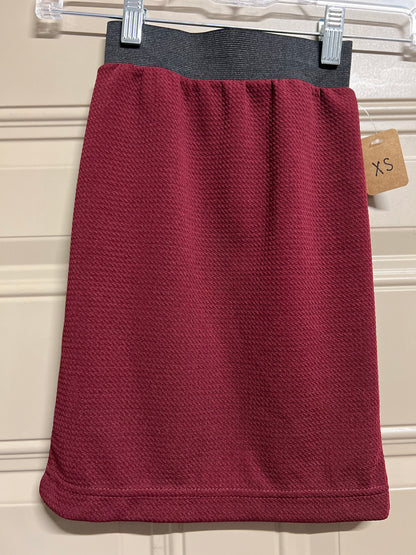 Girls long Mocha dressy straight skirt by Silver Spoons Designs, size SSD Small, with a simple, elegant design.