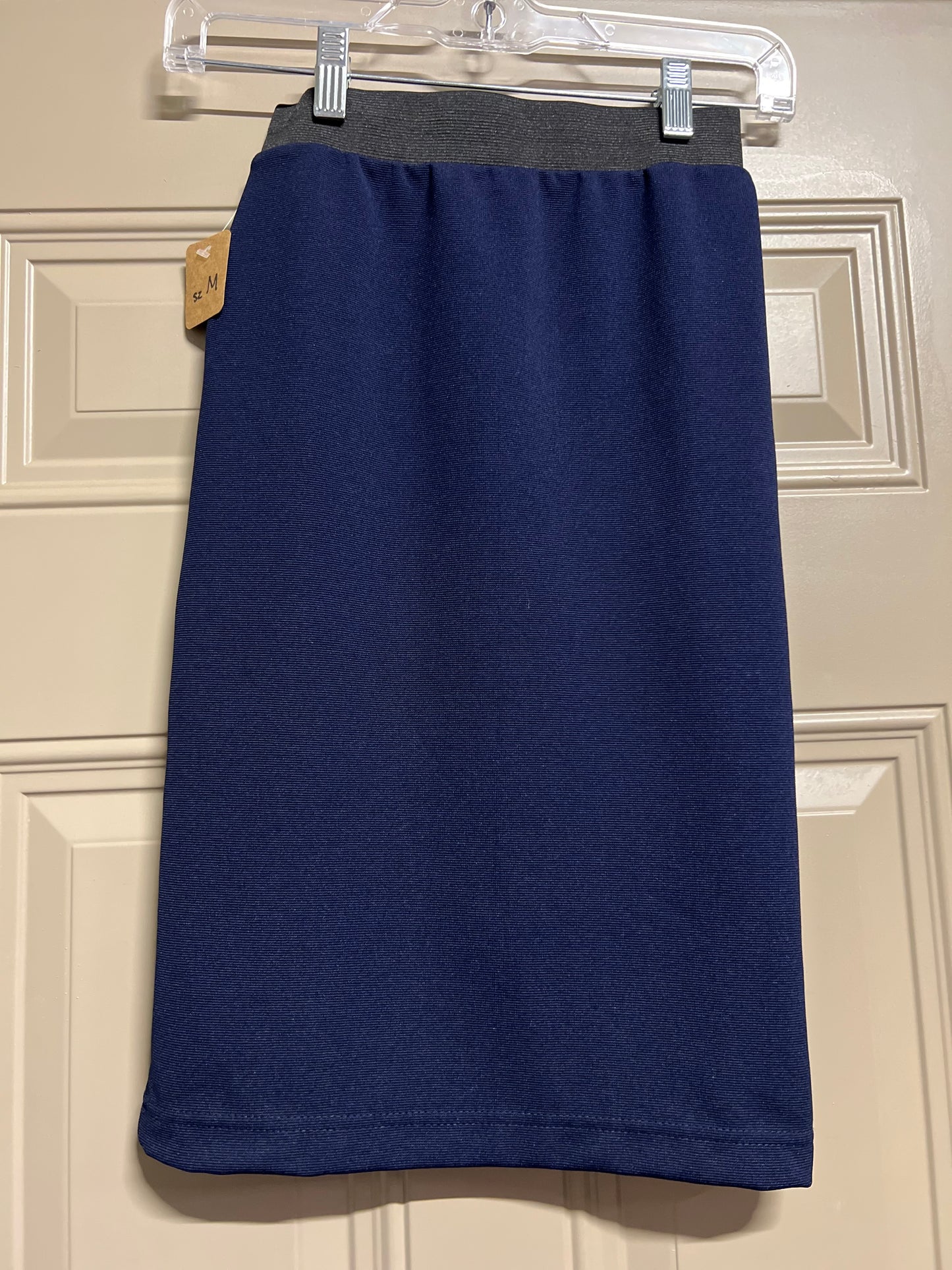 Girls long dressy straight skirt in mocha color from Silver Spoons Designs, perfect for special occasions, size XSmall.