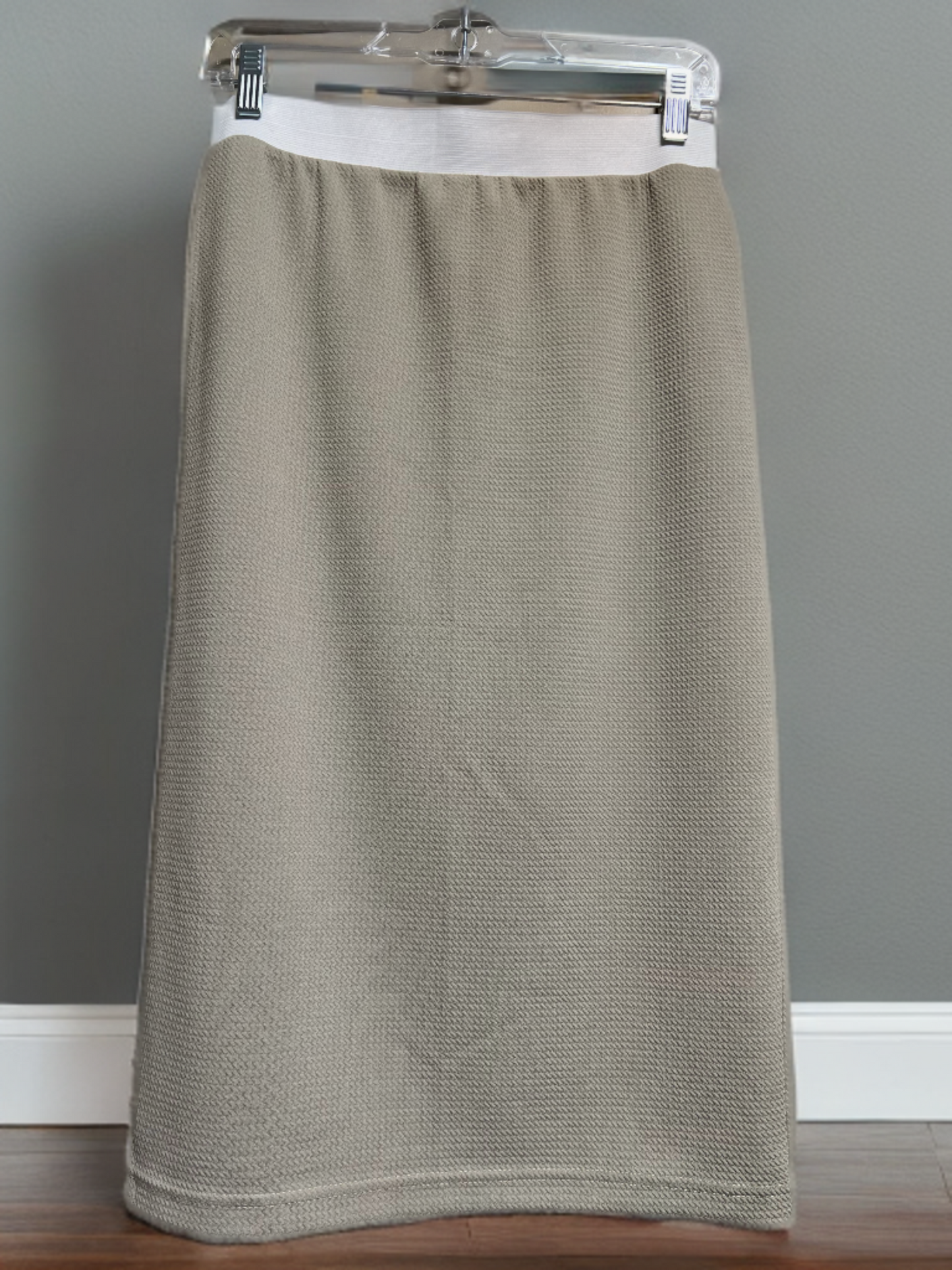 Girls long dressy straight skirt by Silver Spoons Designs in mocha, XSmall size, featuring a stylish and elegant design.