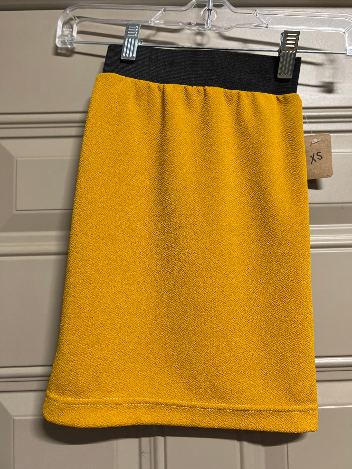 Girls long dressy straight skirt by Silver Spoons Designs in mocha color, XSmall size, perfect for special occasions.