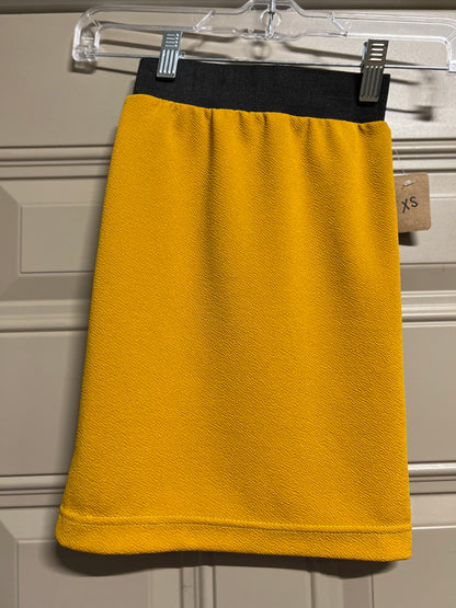 Girls long dressy straight skirt by Silver Spoons Designs in mocha, XSmall size, stylish and comfortable for girls.