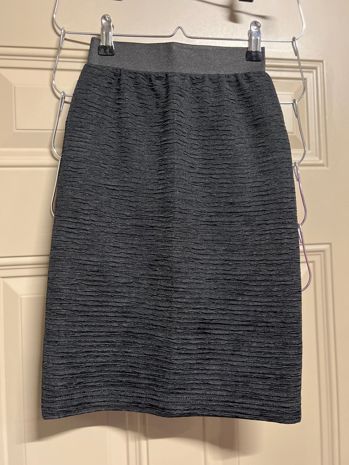 Girls long dressy straight skirt by Silver Spoons Designs in mocha, XSmall size, casual and stylish for girls.