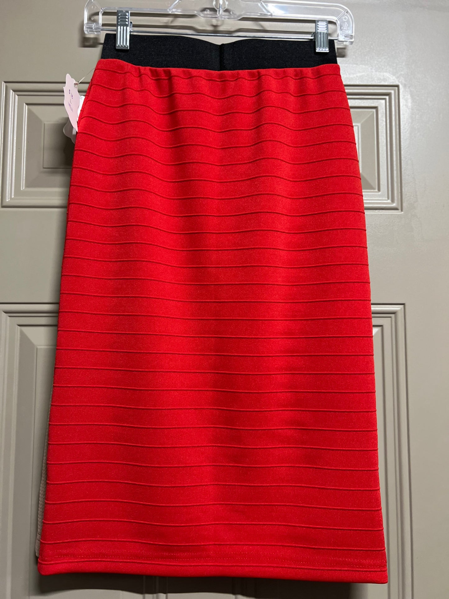 Girls long dressy straight skirt by Silver Spoons Designs in mocha, XSmall size, casual and stylish for girls.