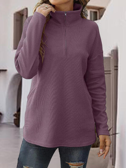 10.3  Half-Zip Drop Shoulder Sweatshirt