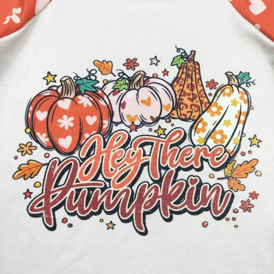 Hey Pumpkin Raglan: 12/18mo